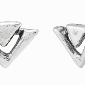 New (never worn) Silpada Sterling Silver Cosmic World Stud Earrings